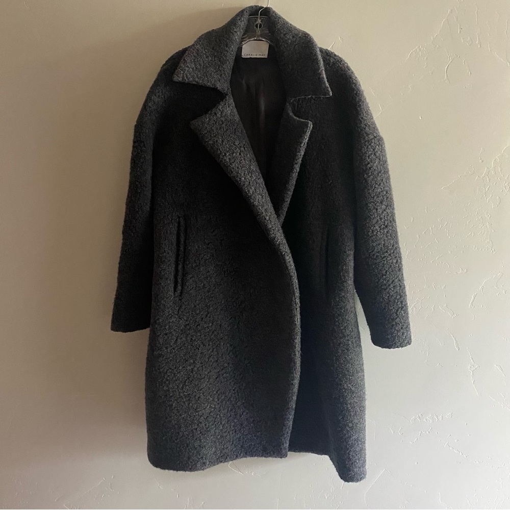 Charlie May alpaca coat warm jacket grey oversized Garmentory Isabel Marant